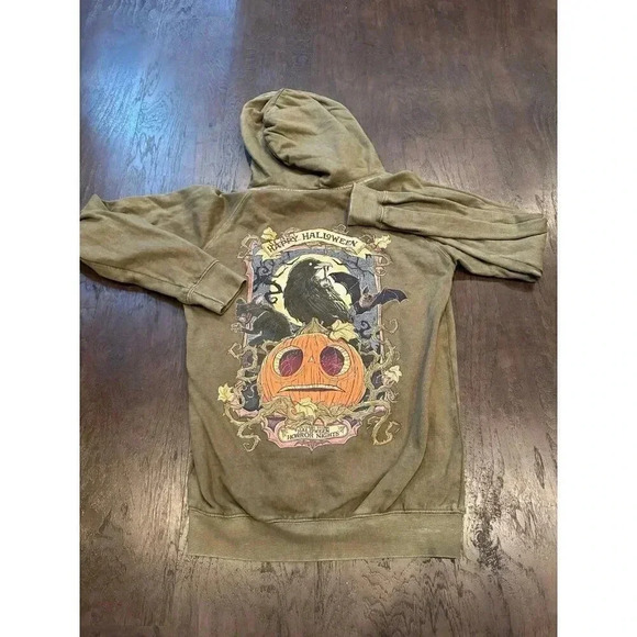Universal Studios Lil’ Boo Hooded Sweatshirt 2023 HHN Halloween Horror‎ Nights - Picture 2 of 4